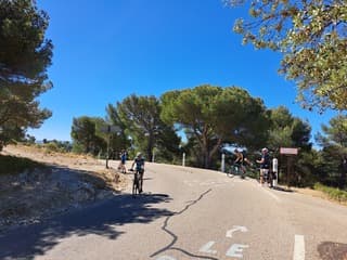 Fietsers in de Provence 