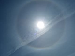 Kring om de zon boven Denemarken 