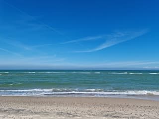 Strand bij Skagen in Denemarken 