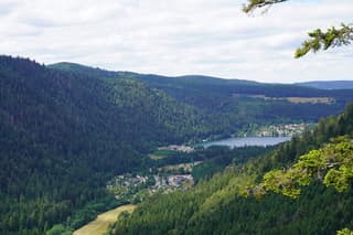 Zon en wolken in de Vogezen