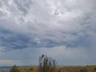 Beetje regen en onweer in cavallino italie 