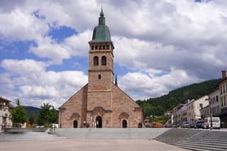 Zon en wolken in de Vogezen