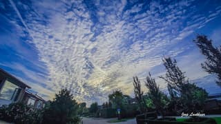 Voorbode verandering van het weer