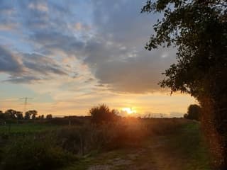 zonsondergang 