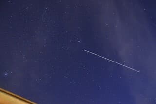 De ISS Satelliet overgang 