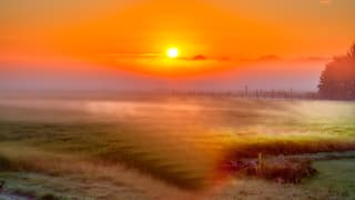 Prachtige zonsopkomst 