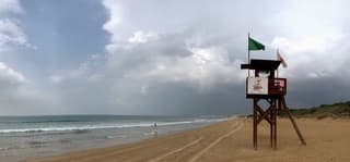 Andalusië onweersbui