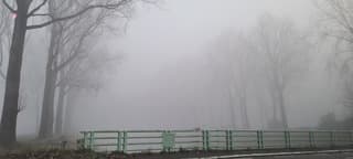 Dichte mist in Dudzele