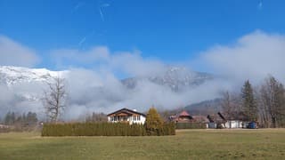 Zonnig Oostenrijk maar lage bewolking 