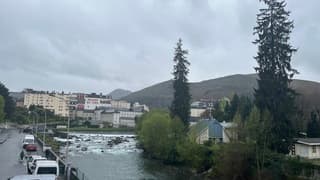 Lourdes aan de voet van de Pyreneeën.