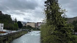 Verse sneeuw op de Pyreneeën.