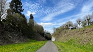 Wandelen in de Belgische Ardennen.
