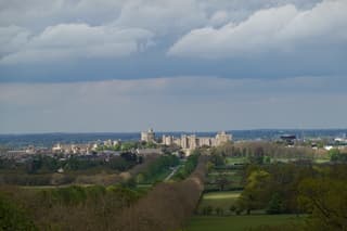 Windsor Castle met zonneschijn