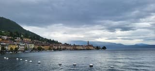 Heel slecht weer aan Gardameer...