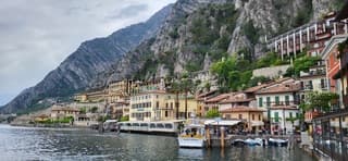 Gardameer met slecht weer...