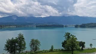 Onweersneiging op de Faakersee Karinthie Oostenrijk
