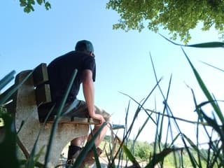 Camping C is al vol aan het bouwen voor Pinkpop 2023 met een mooi uitzicht