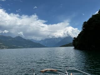 Onweer Comomeer Italië 