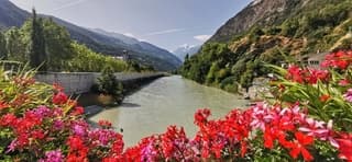 Mooi weer in de Alpen 