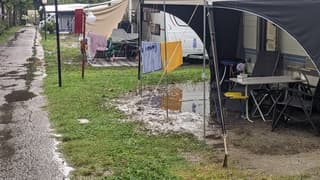 Regen en onweer bij Lago Maggiore 