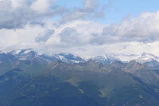 Verse sneeuw in de Alpen