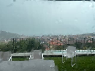 Onweer en regen in Italië 