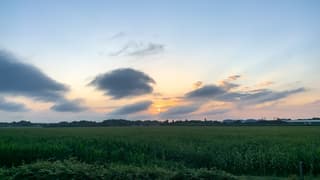 Zonsopkomst in Noord-Brabant