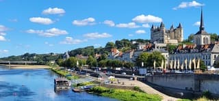 De rondvaart op de Loire is niet meer mogelijk...te weinig water