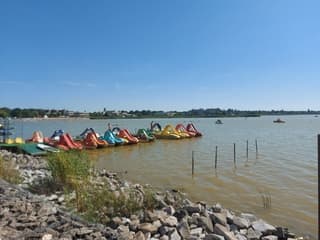 Zomers strandweer 