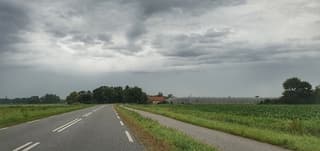 Onstabiele wolken in het noorden 