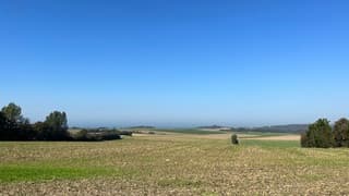 Kuststrook net onder Calais. Slecht zicht.