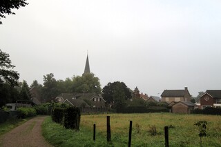 De zon is laat vanmorgen