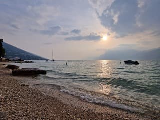 Waterig zonnetje aan het Lago di Garda