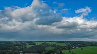 Regenbui boven Monschau