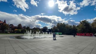 Vriendelijkebewolktelucht bewolktelucht en volop zon