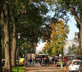 Gezellig druk bij oldtimer dag in Boekelo 