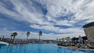 Bewolkt boven Bodrum