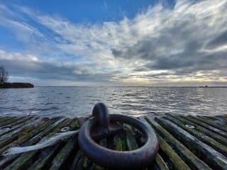 Prachtig herfst weer met zon en wat spatten.