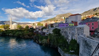 Prachtig zonweer vanmiddag in Mostar