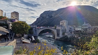 Heerlijk zonweer vandaag in Mostar