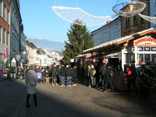 Kerstmarkt in Villach 2023.