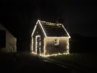 Een beetje licht in de duisternis. 