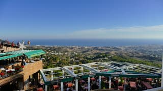 Zonnig en onbewolkt aan de Costa del sol 