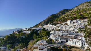 Zonnig en onbewolkt aan de Costa del sol 