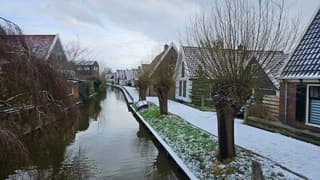 Winters straatje 