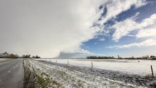 Spectaculaire wolkenluchten boven Oostwold