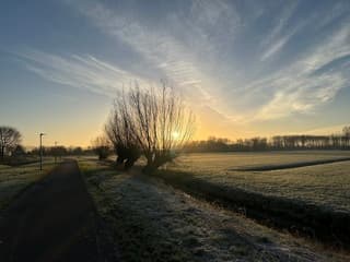 Mooie zonsopkomst