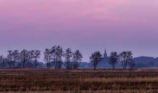 Een kleurrijke zonsopkomst 