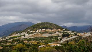Grijs bewolkte dag aan de Costa Blanca