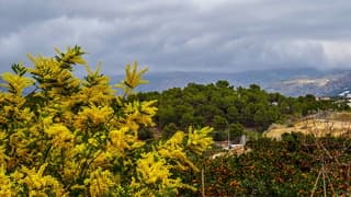 Grijs bewolkte dag aan de Costa Blanca